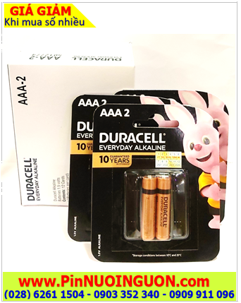 COMBO 01HỘP 12vỉ=24viên (Vỉ 2viên) Pin AAA Duracell LR03 MN2400 Everyday Alkaline 1.5v _Giá chỉ 288.000/Hộp